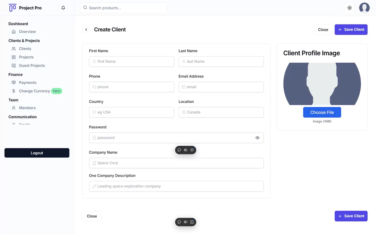 Seamless Client Onboarding illustration